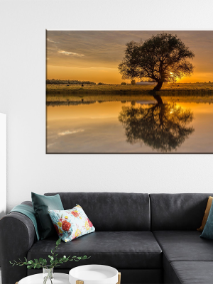 Tablou Canvas - Reflecția Naturii – Armonie la Apus, by Ovidiu Optik Photography